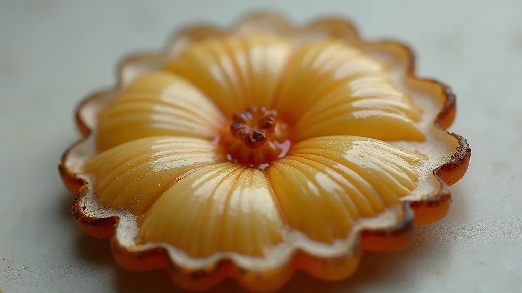 Vintage celluloid button showing discoloration