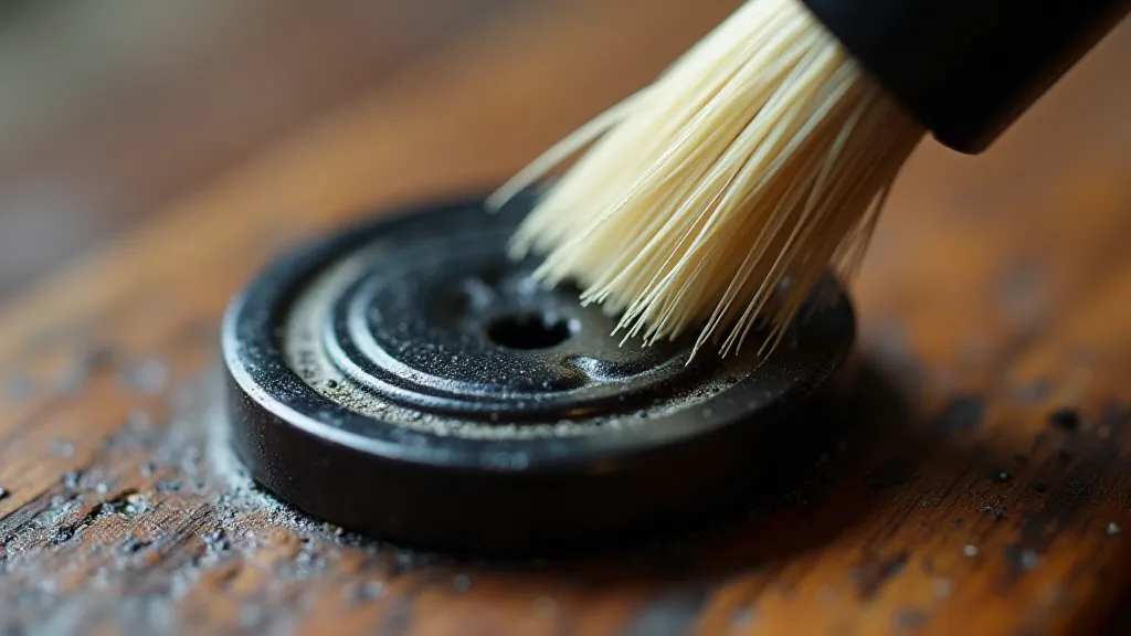 Cleaning a jet button