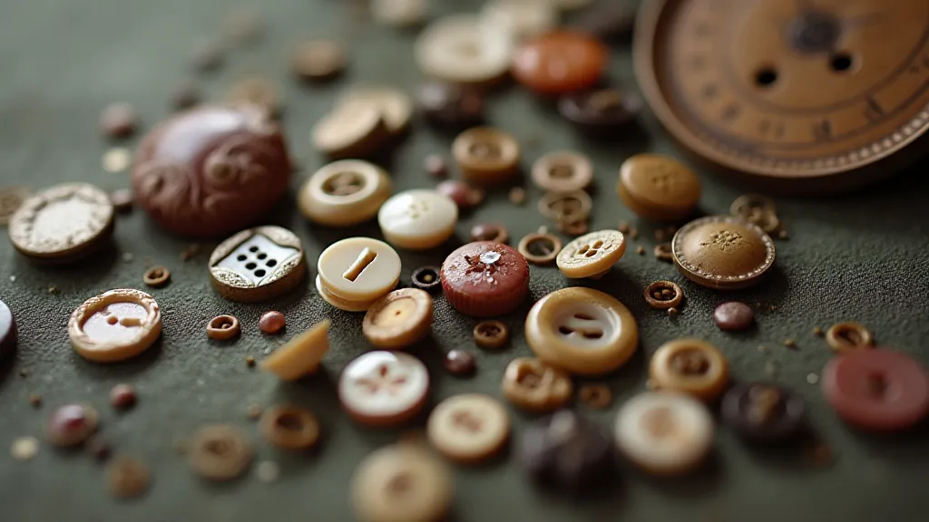 Antique button collection
